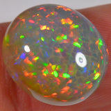 11.2 Karat - Schöner dunkler oval geschliffener Äthiopischer Welo Opal - DeinOpal