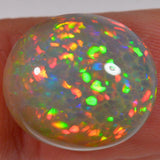 11.2 Karat - Schöner dunkler oval geschliffener Äthiopischer Welo Opal - DeinOpal