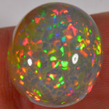 11.2 Karat - Schöner dunkler oval geschliffener Äthiopischer Welo Opal - DeinOpal