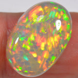 12.4 Karat - Brillianter Äthiopischer Welo Opal mit Zellen - Muster - DeinOpal