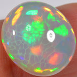 12.7 Karat - Farbenprächtiger Welo Opal, teilweise Honeycomb - DeinOpal