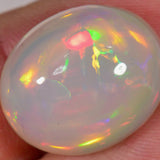 13.5 Karat - gräulicher oval geschliffener Äthiopischer Welo Opal - DeinOpal
