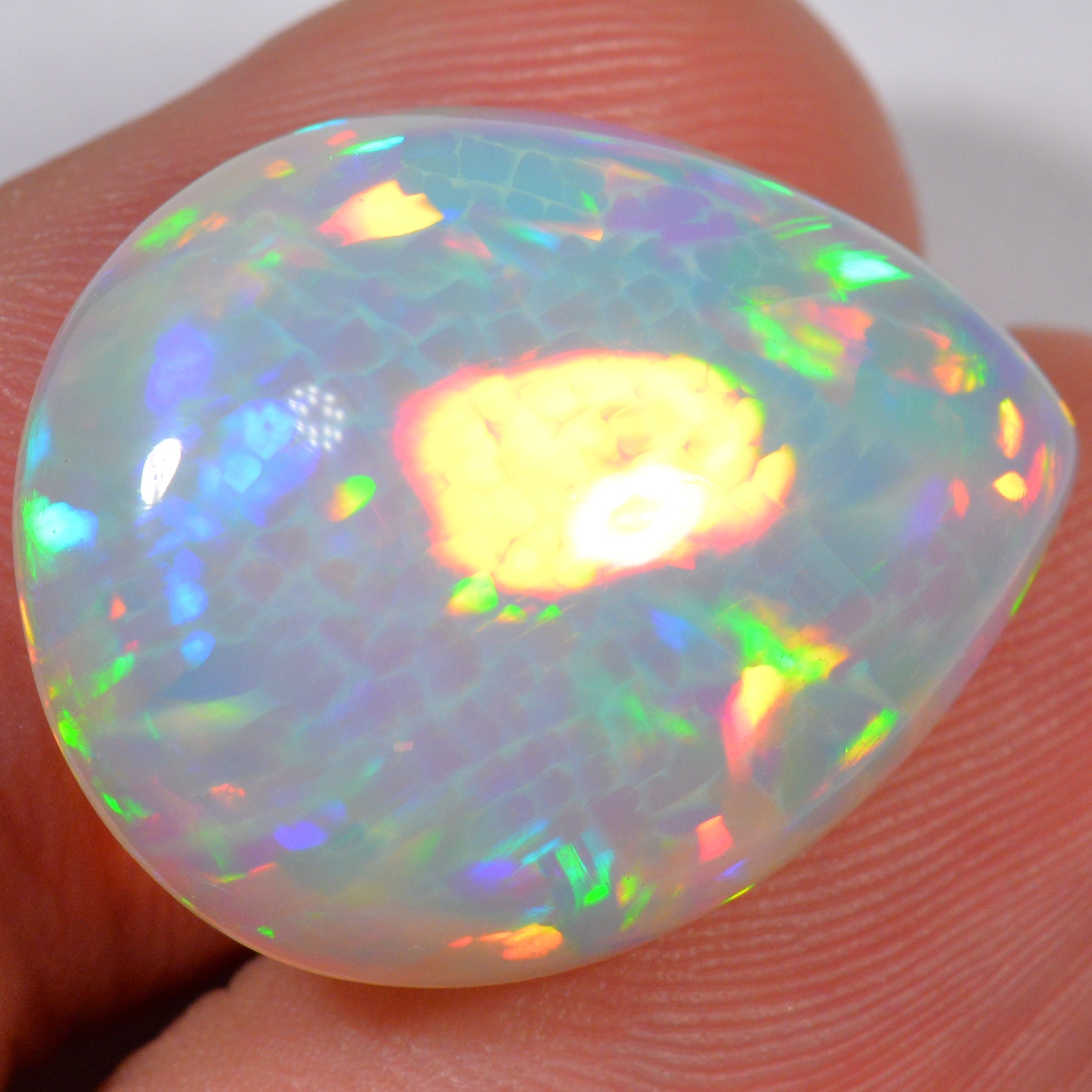 14.8 Karat - Sehr schöner Äthiopischer Welo Opal mit Zellenmuster - DeinOpal