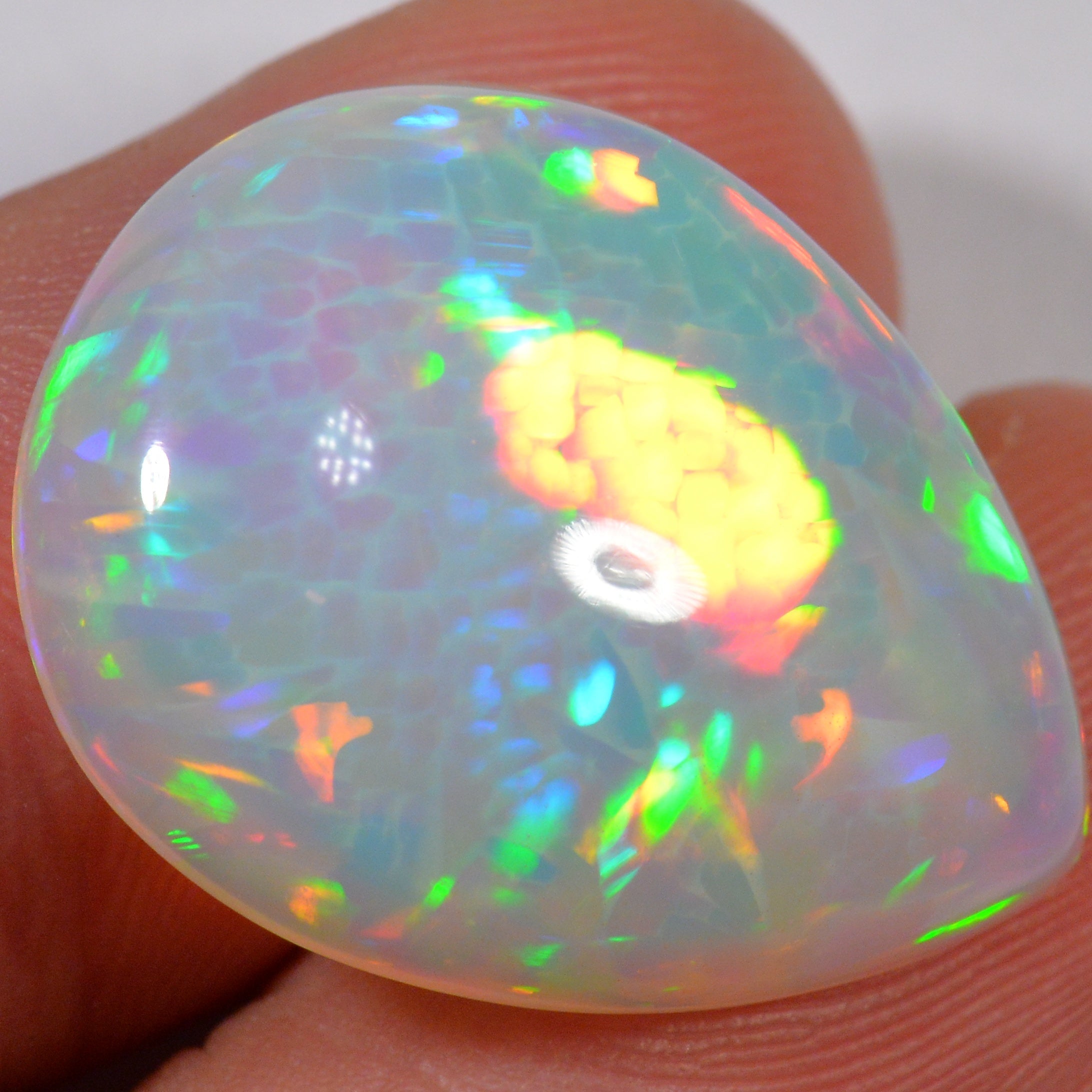 14.8 Karat - Sehr schöner Äthiopischer Welo Opal mit Zellenmuster - DeinOpal