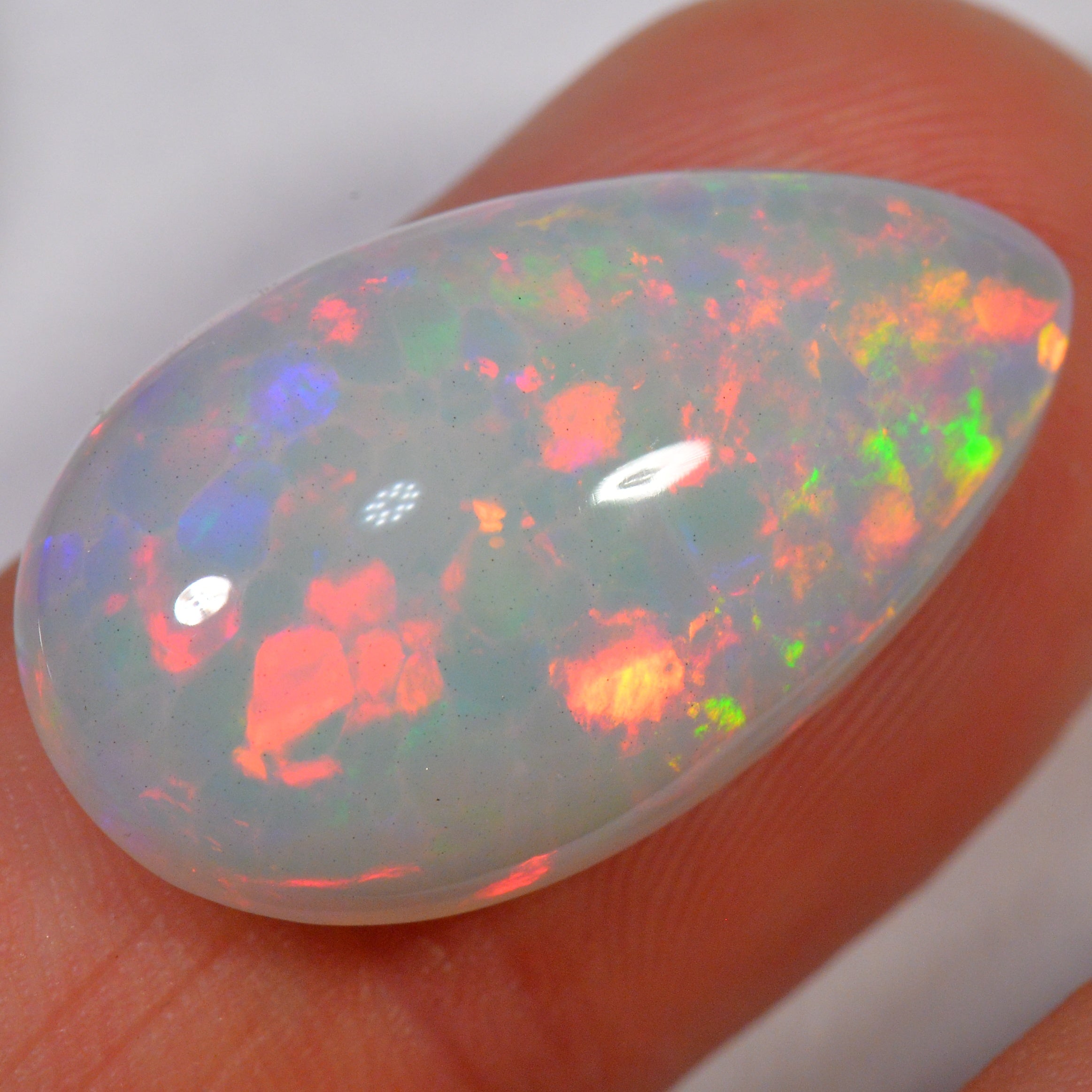 15.1 Karat - Äthiopischer Welo Opal mit leichtem Zellenmuster - DeinOpal