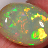15.2 Karat - Oval geschliffener Äthiopischer Welo Opal mit schönem Muster - DeinOpal