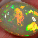 15.2 Karat - Oval geschliffener Äthiopischer Welo Opal mit schönem Muster - DeinOpal
