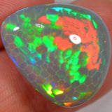 20.2 Karat - Seltener Natürlich Dunkler Welo Opal mit Honeycomb - Muster - DeinOpal