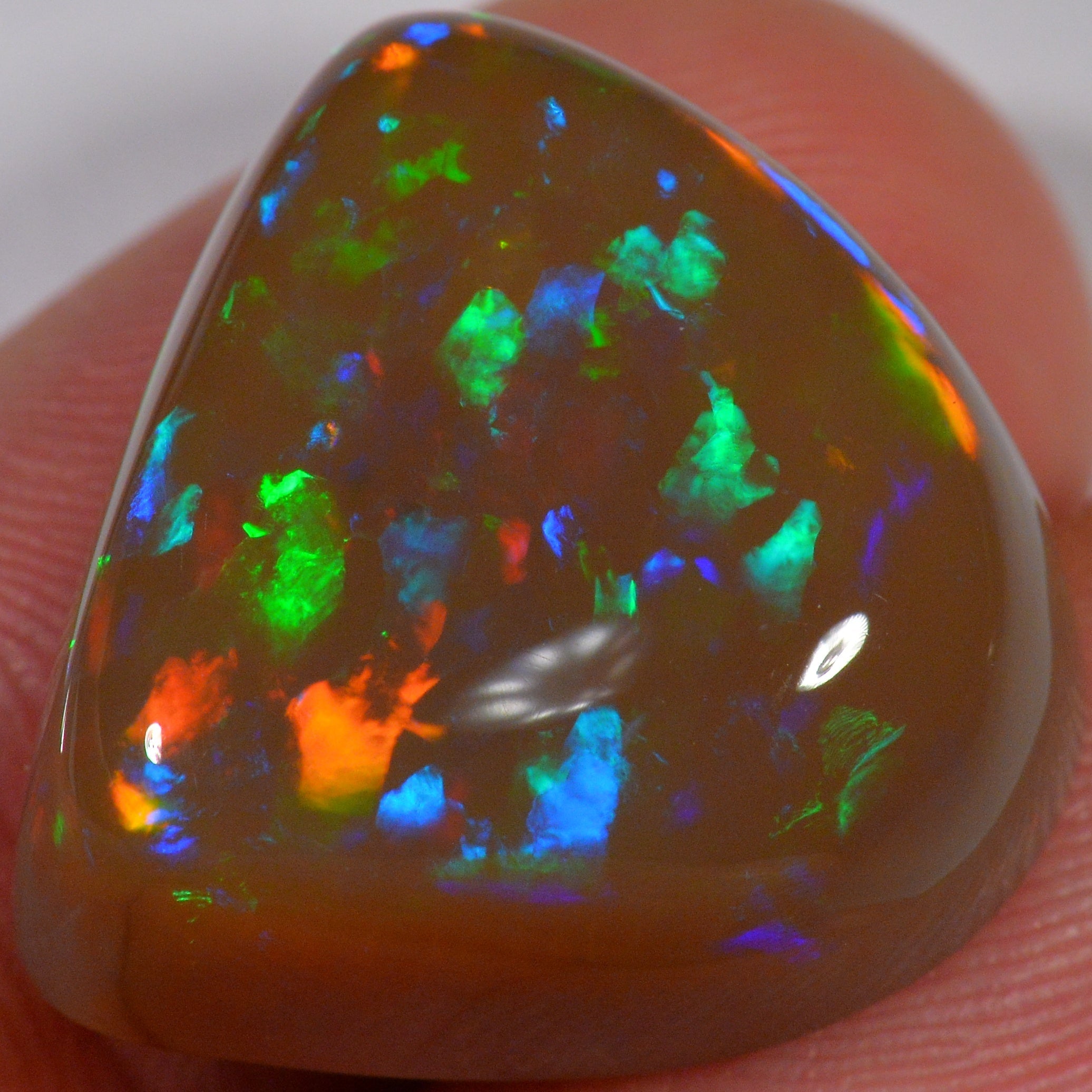 25.1 Karat - Natürlich Dunkler Welo Opal - Beska Mine - DeinOpal