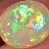 27.5 Karat - Grosser Äthiopischer Welo Opal mit Intensiven Farben - DeinOpal