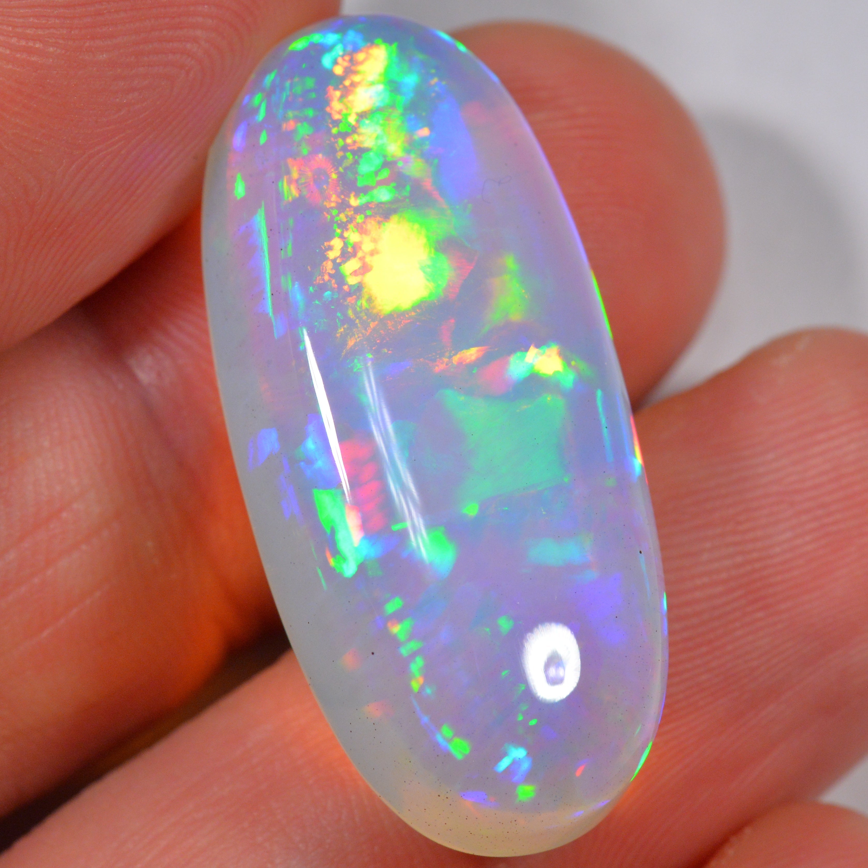 35.6 Karat - Grosser bläulicher Welo Opal - DeinOpal