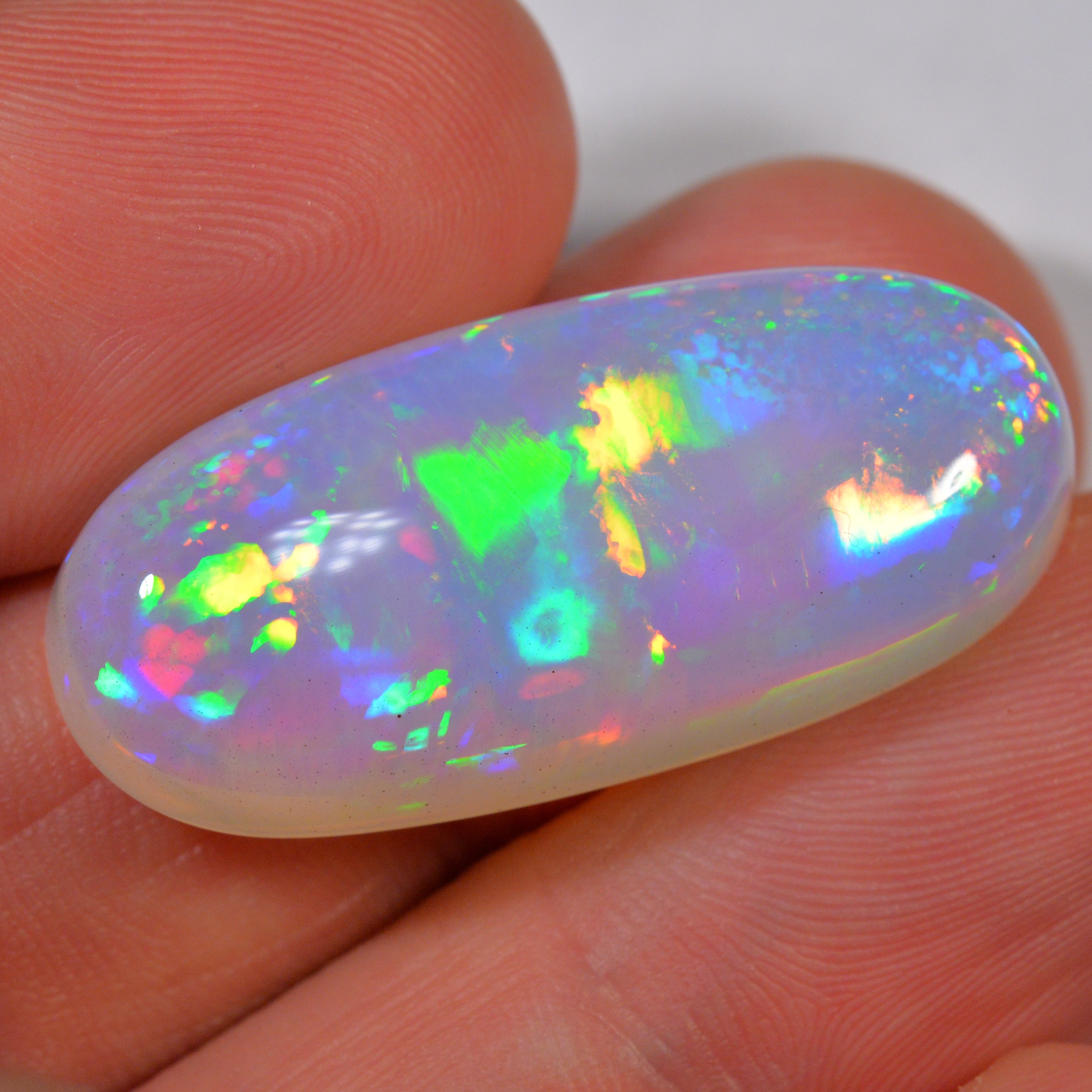 35.6 Karat - Grosser bläulicher Welo Opal - DeinOpal