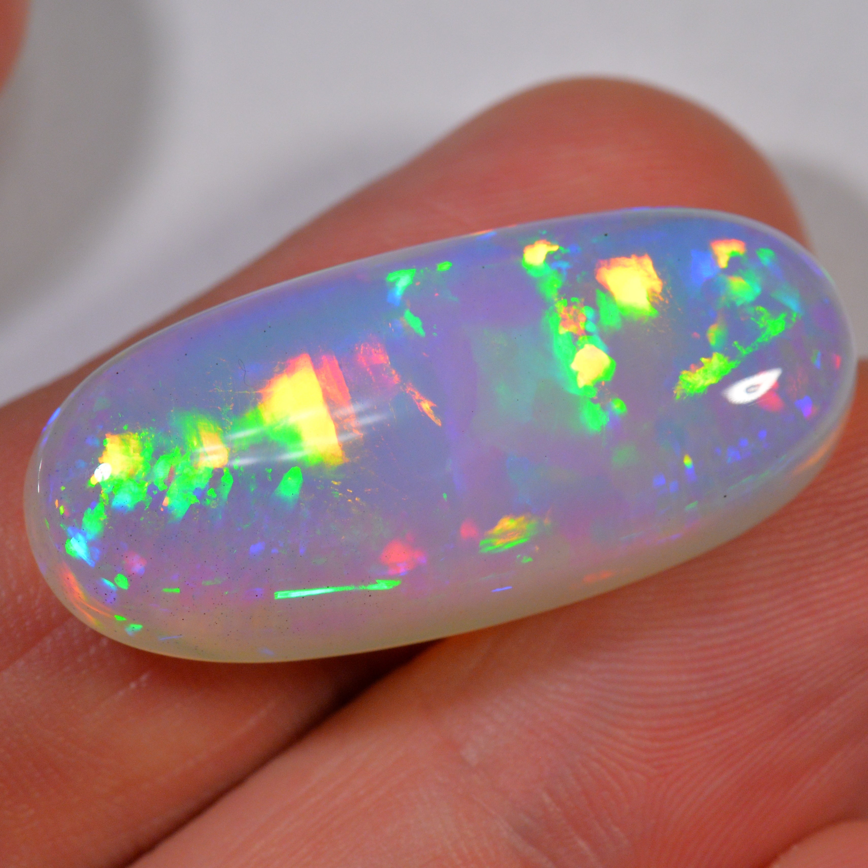 35.6 Karat - Grosser bläulicher Welo Opal - DeinOpal