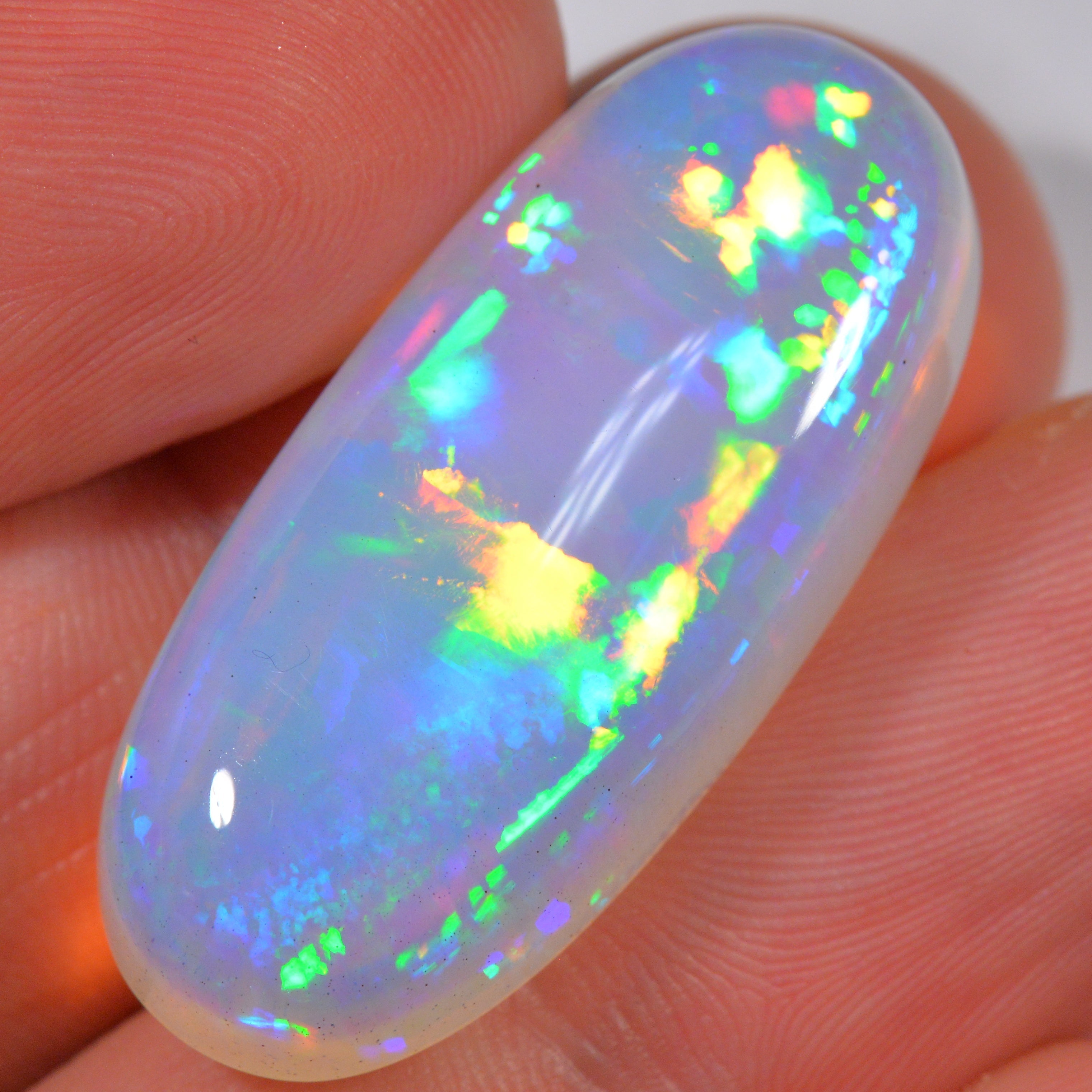 35.6 Karat - Grosser bläulicher Welo Opal - DeinOpal