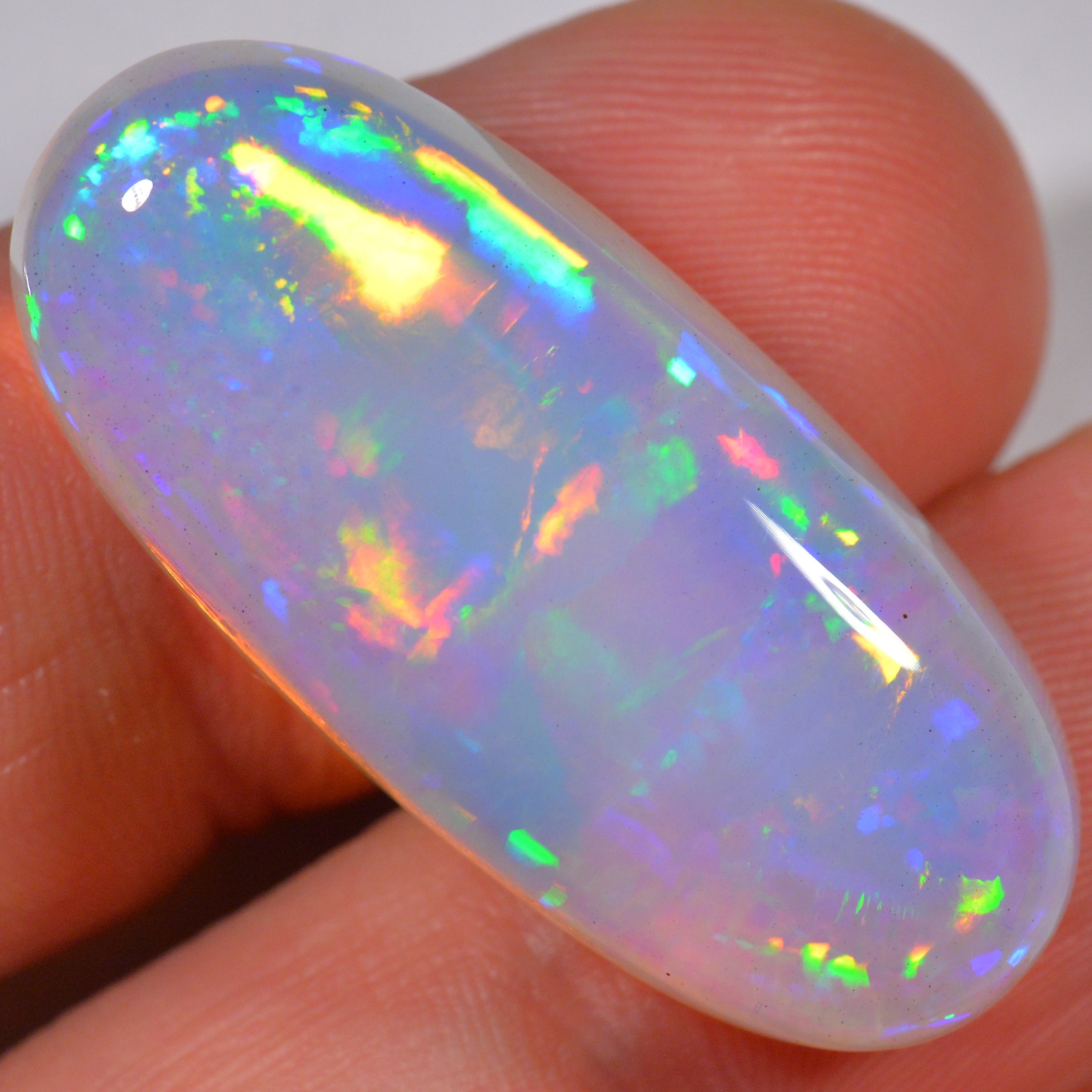 35.6 Karat - Grosser bläulicher Welo Opal - DeinOpal