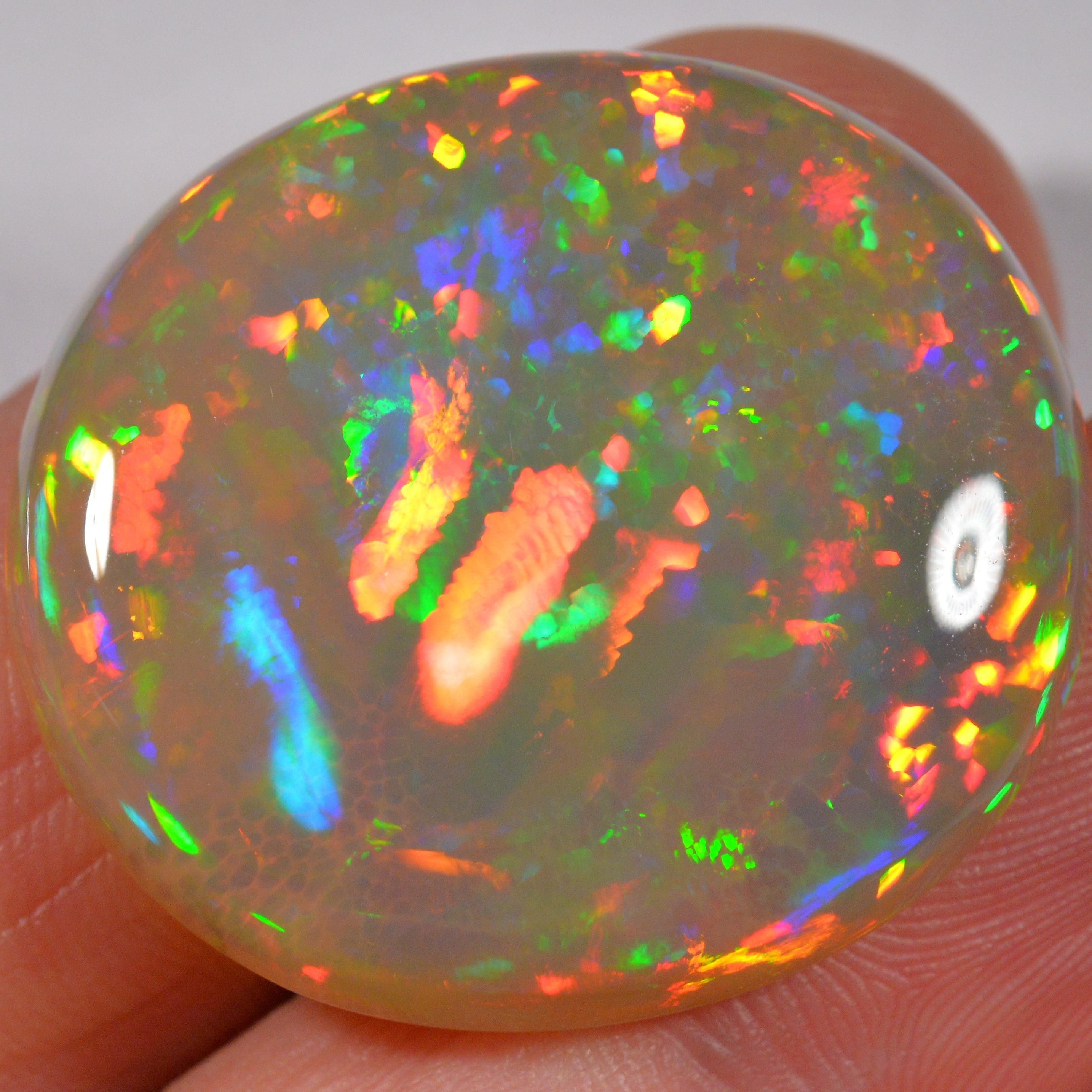 35.8 Karat - Wunderschöner Grosser Dunkler Welo Opal - DeinOpal