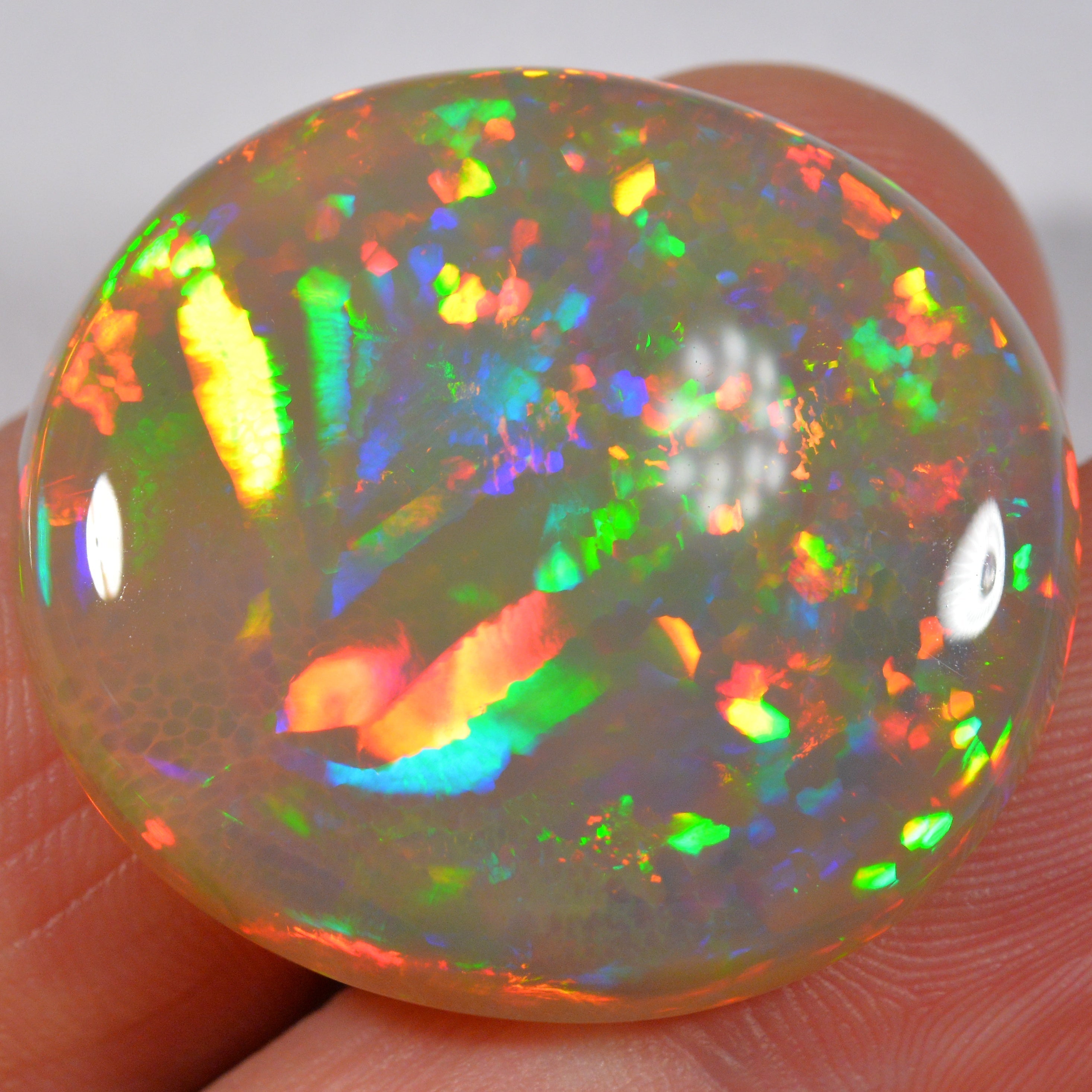 35.8 Karat - Wunderschöner Grosser Dunkler Welo Opal - DeinOpal
