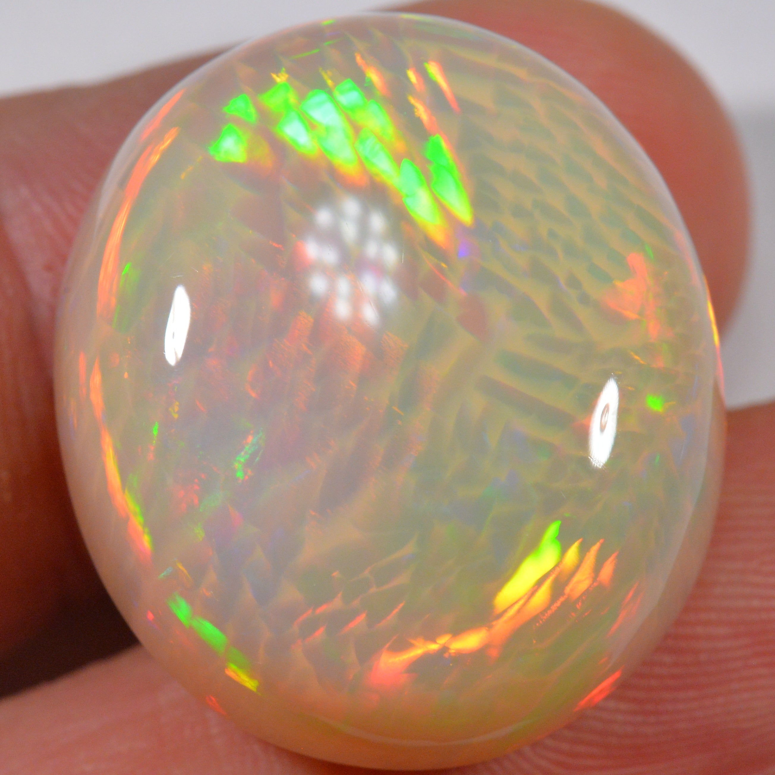39.9 Karat - Riesiger Äthiopischer Welo Opal mit Fishscale Pattern - DeinOpal