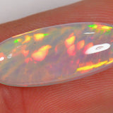 5.2 Karat - Oval Geschliffener Äthiopischer Welo Opal mit Dreieckzellen - Muster - DeinOpal