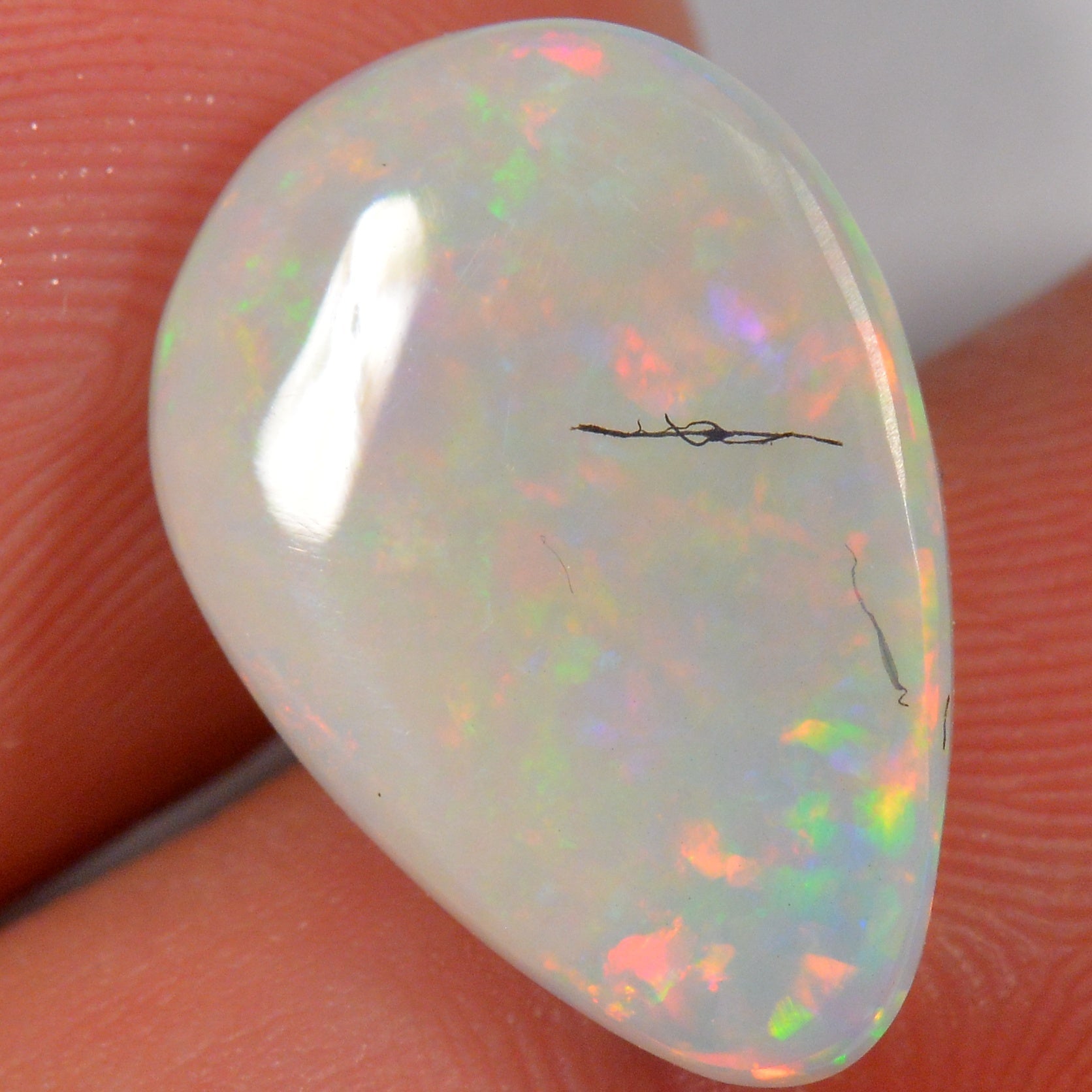 6.2 Karat - Schöner Tropfenförmiger Äthiopischer Welo Opal - DeinOpal