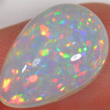 8 Karat - Tropfenförmiger Äthiopischer Welo Opal mit Regenbogen - DeinOpal
