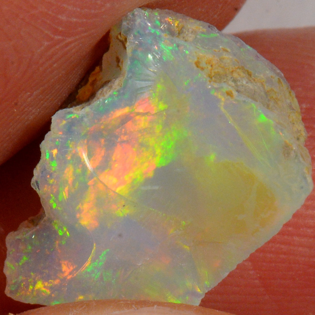3.7 Carat - Rough Ethiopian Welo Opal — natural untreated rough Ethiopian Welo opal