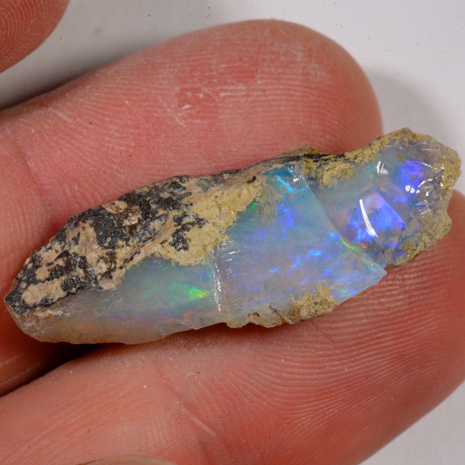 13.2 Carat - Rough Ethiopian Welo Opal — natural untreated rough Ethiopian Welo opal