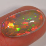10.5 Carat - Natural dark Ethiopian Welo Opal — natural untreated Ethiopian Welo opal