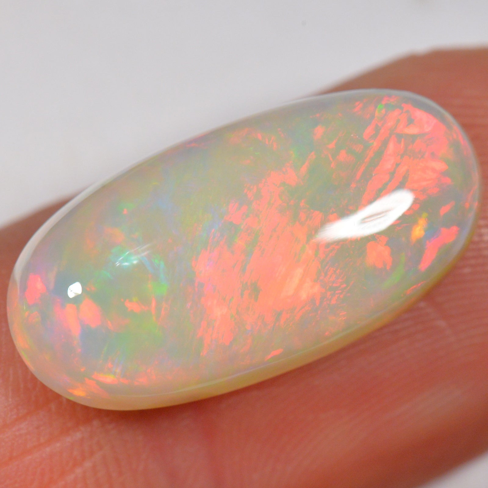 10.6 Carat - Reds - Ethiopian Welo Opal — natural untreated Ethiopian Welo opal
