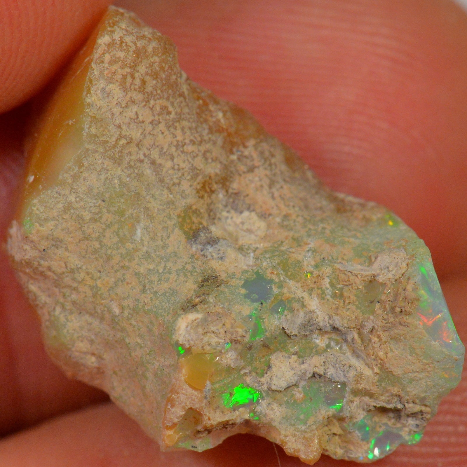10.7 Carat - Rough Ethiopian Welo Opal — natural untreated rough Ethiopian Welo opal