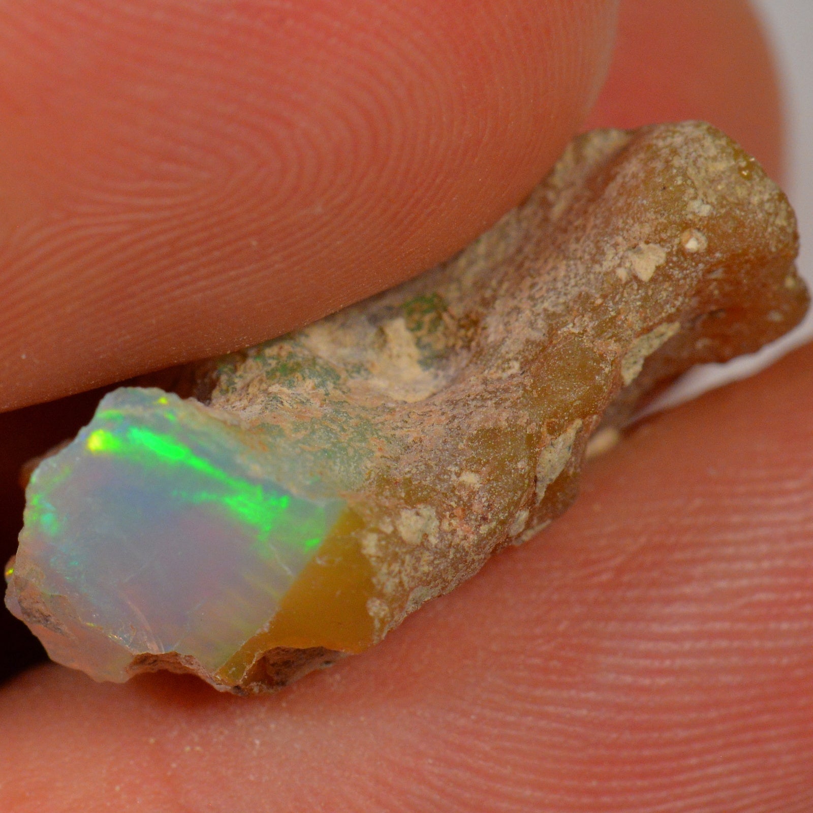 10.7 Carat - Rough Ethiopian Welo Opal — natural untreated rough Ethiopian Welo opal