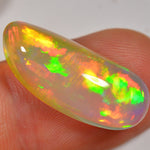 11 Carat Ethiopian Welo Opal with Neon Colors — natural untreated Ethiopian Welo opal