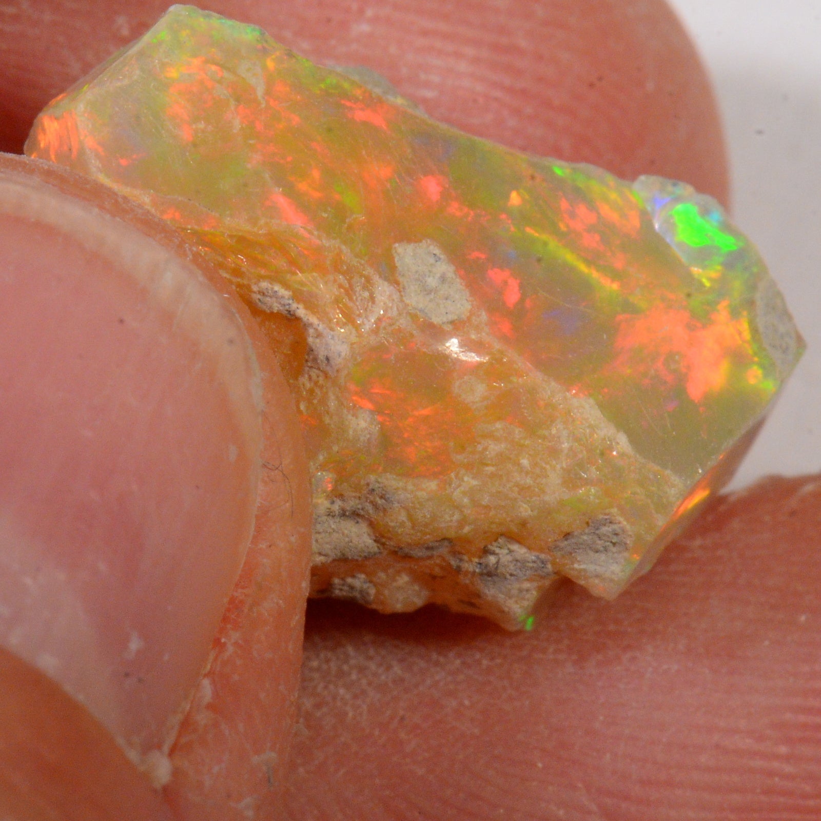 11.2 Carat - Rough Ethiopian Welo Opal — natural untreated rough Ethiopian Welo opal