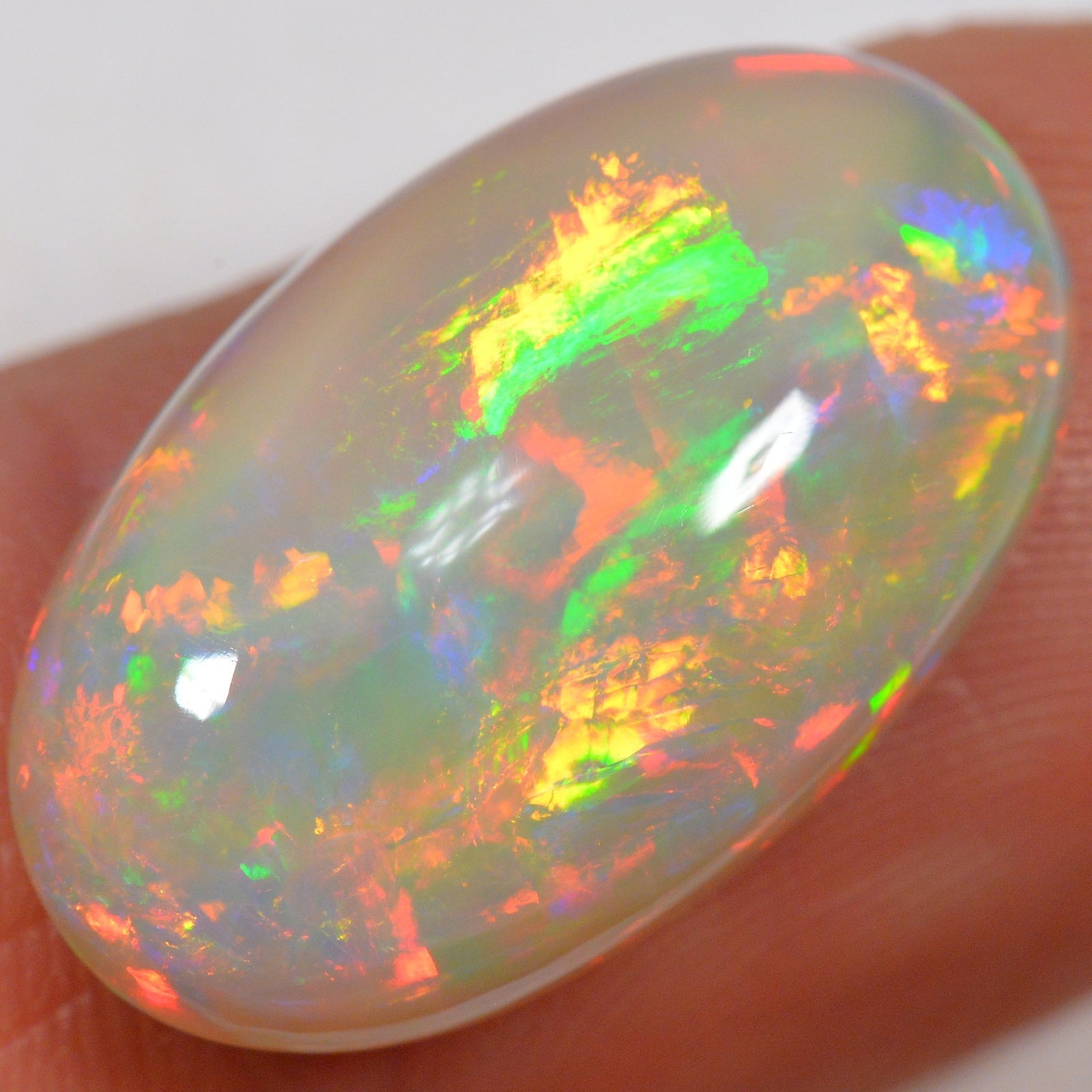 11.5 Carat - Brilliant Ethiopian Welo Opal — natural untreated Ethiopian Welo opal