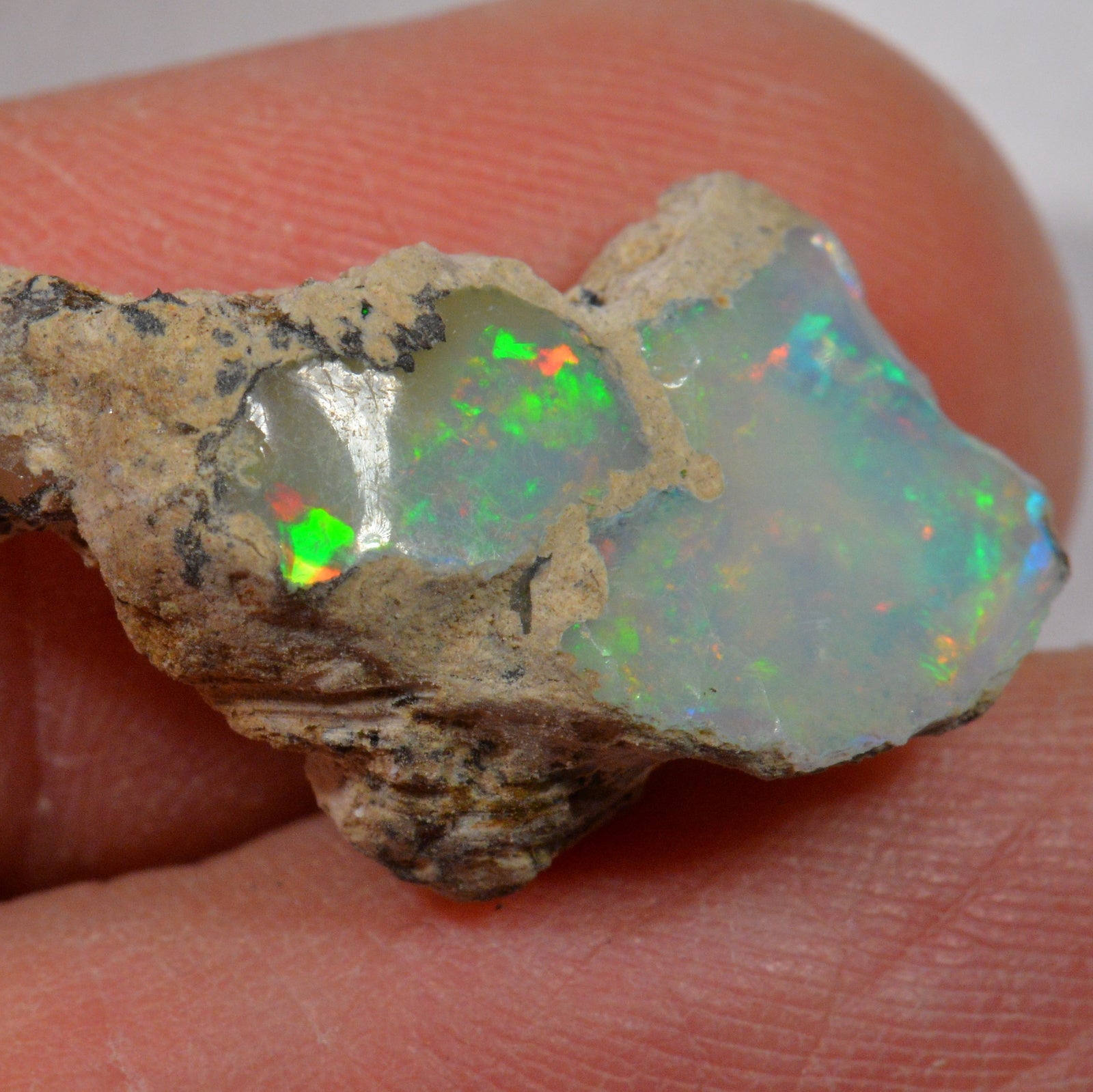 11.6 Carat Rough Ethiopian Welo Opal — natural untreated rough Ethiopian Welo opal