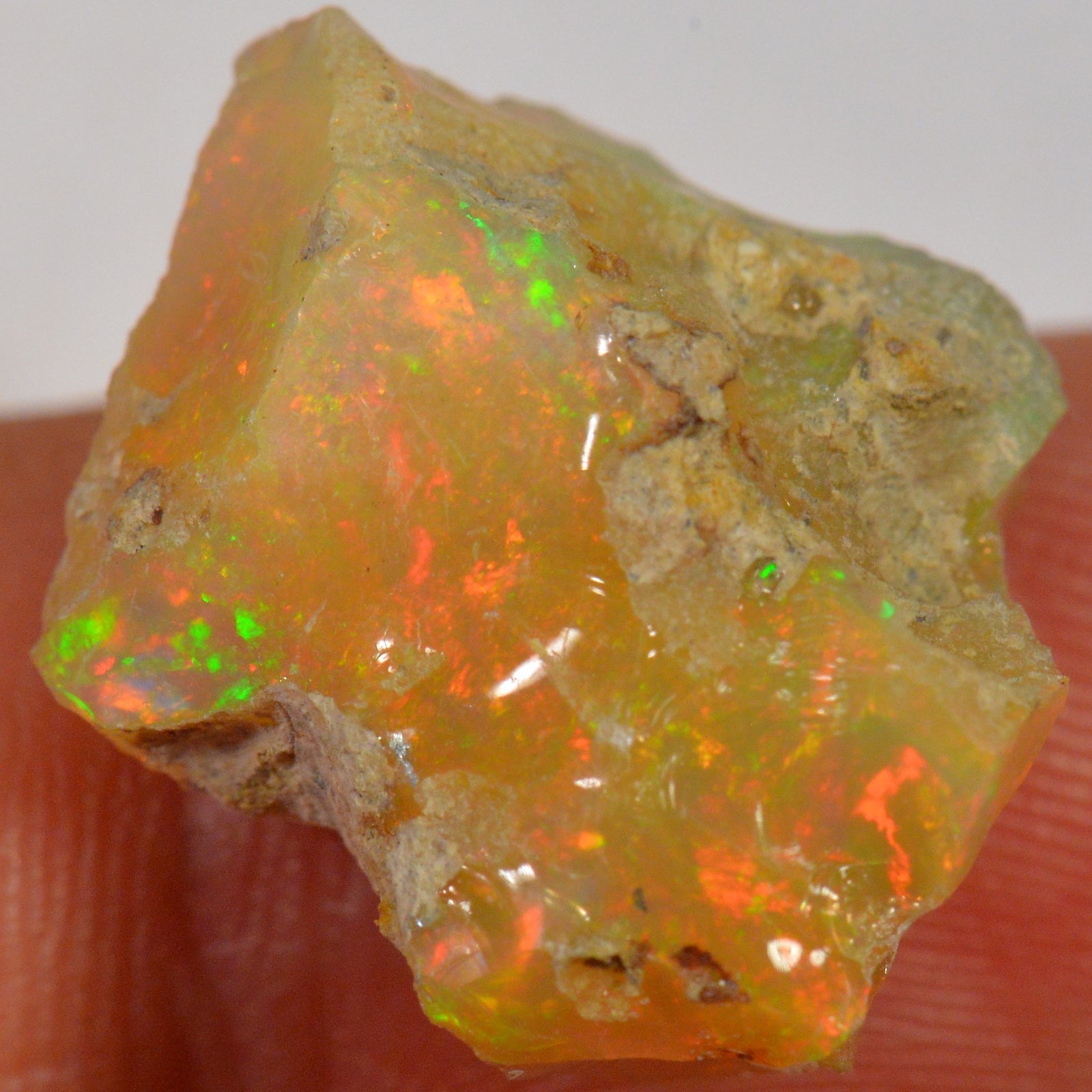 11.7 Carat - Rough Ethiopian Welo Opal — natural untreated rough Ethiopian Welo opal