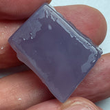 12 Gramm - Roher blauer Chalzedon aus Äthiopien - DeinOpal
