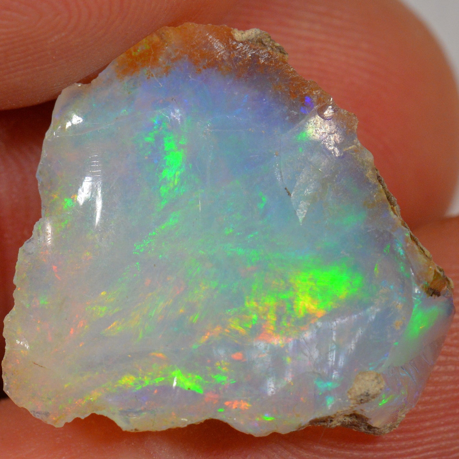 12 Carat Rough Ethiopian Welo Opal — natural untreated rough Ethiopian Welo opal