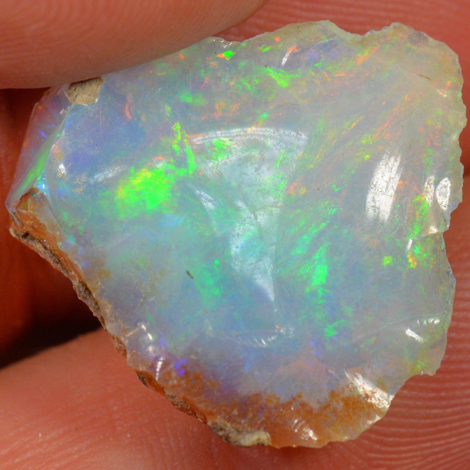 12 Carat Rough Ethiopian Welo Opal — natural untreated rough Ethiopian Welo opal