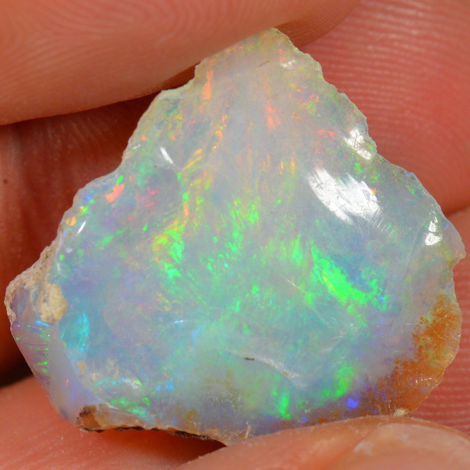 12 Carat Rough Ethiopian Welo Opal — natural untreated rough Ethiopian Welo opal