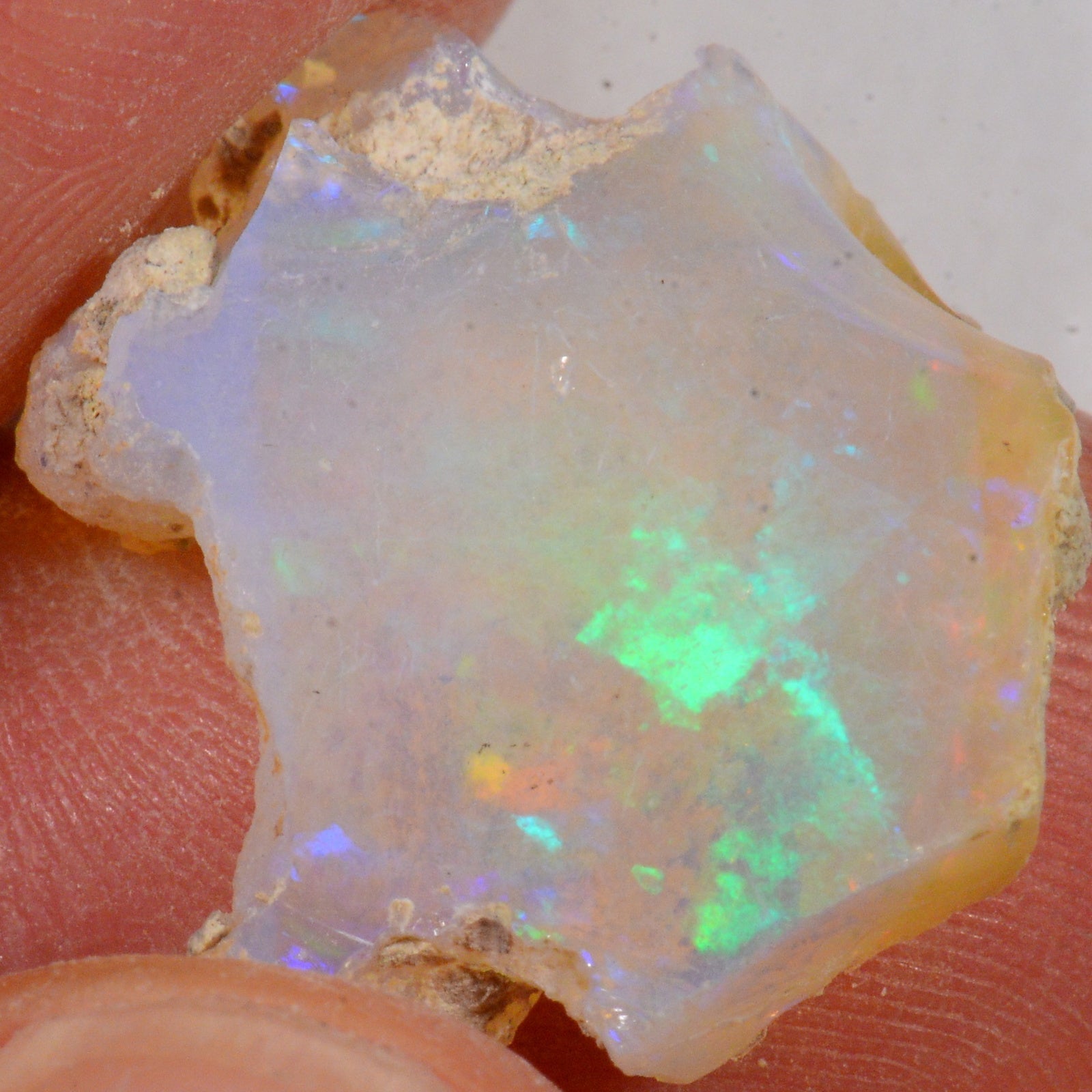 12 Carat - Rough Ethiopian Welo Opal — natural untreated rough Ethiopian Welo opal