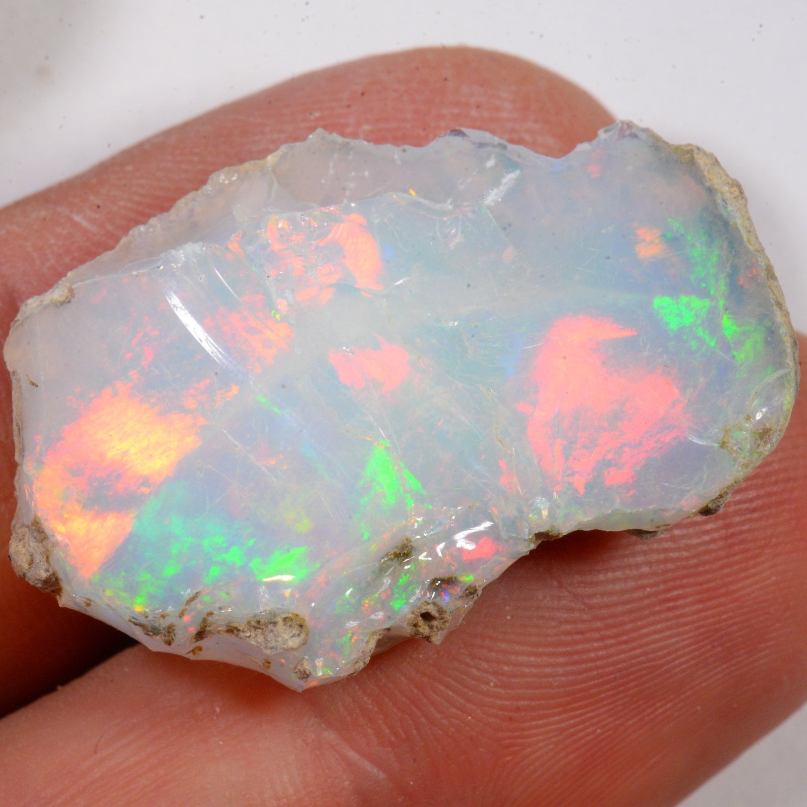28.4 Karat - Roher Äthiopischer Welo Opal – natürlicher äthiopischer Welo Opal