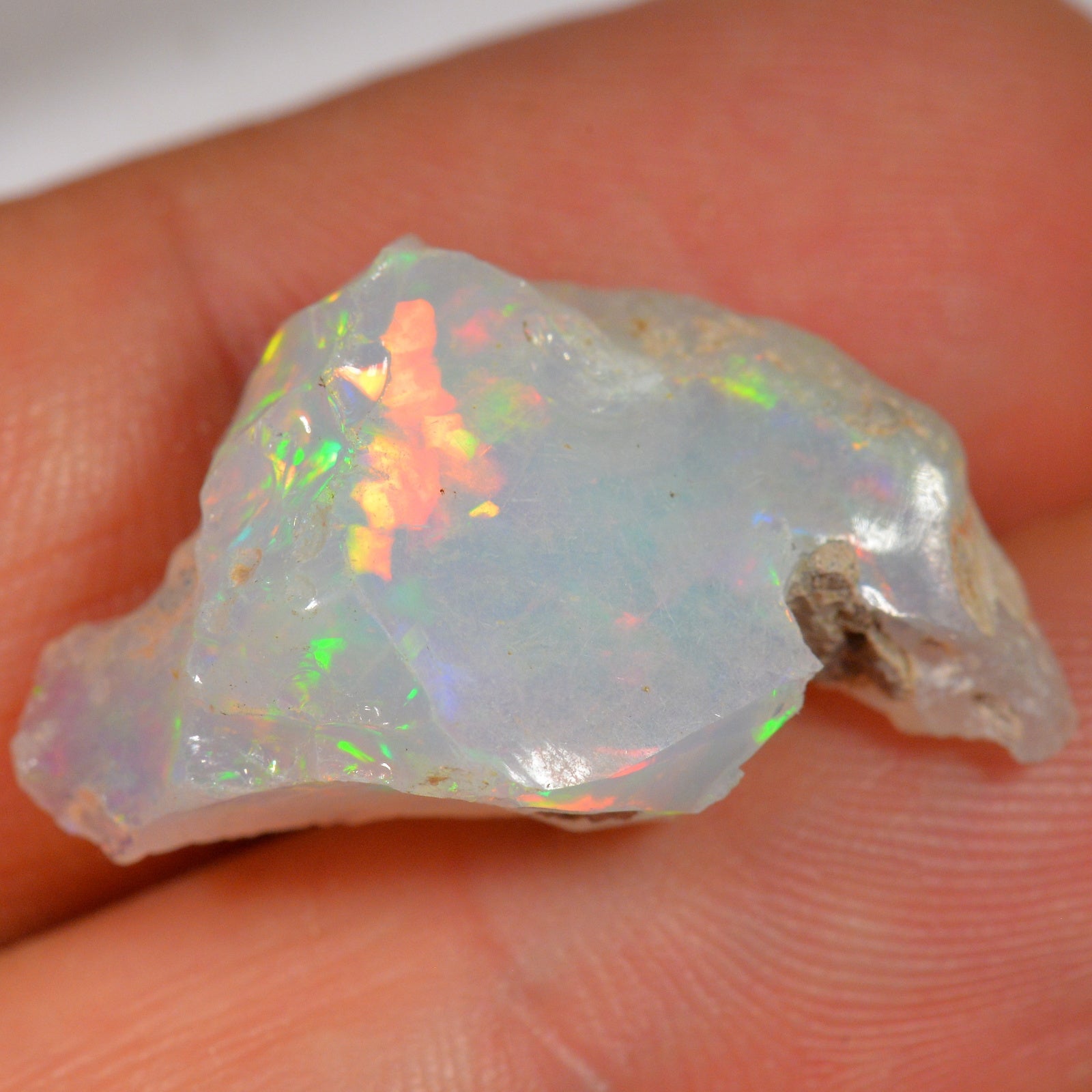 13.9 Carat - Rough Ethiopian Welo Opal — natural untreated rough Ethiopian Welo opal
