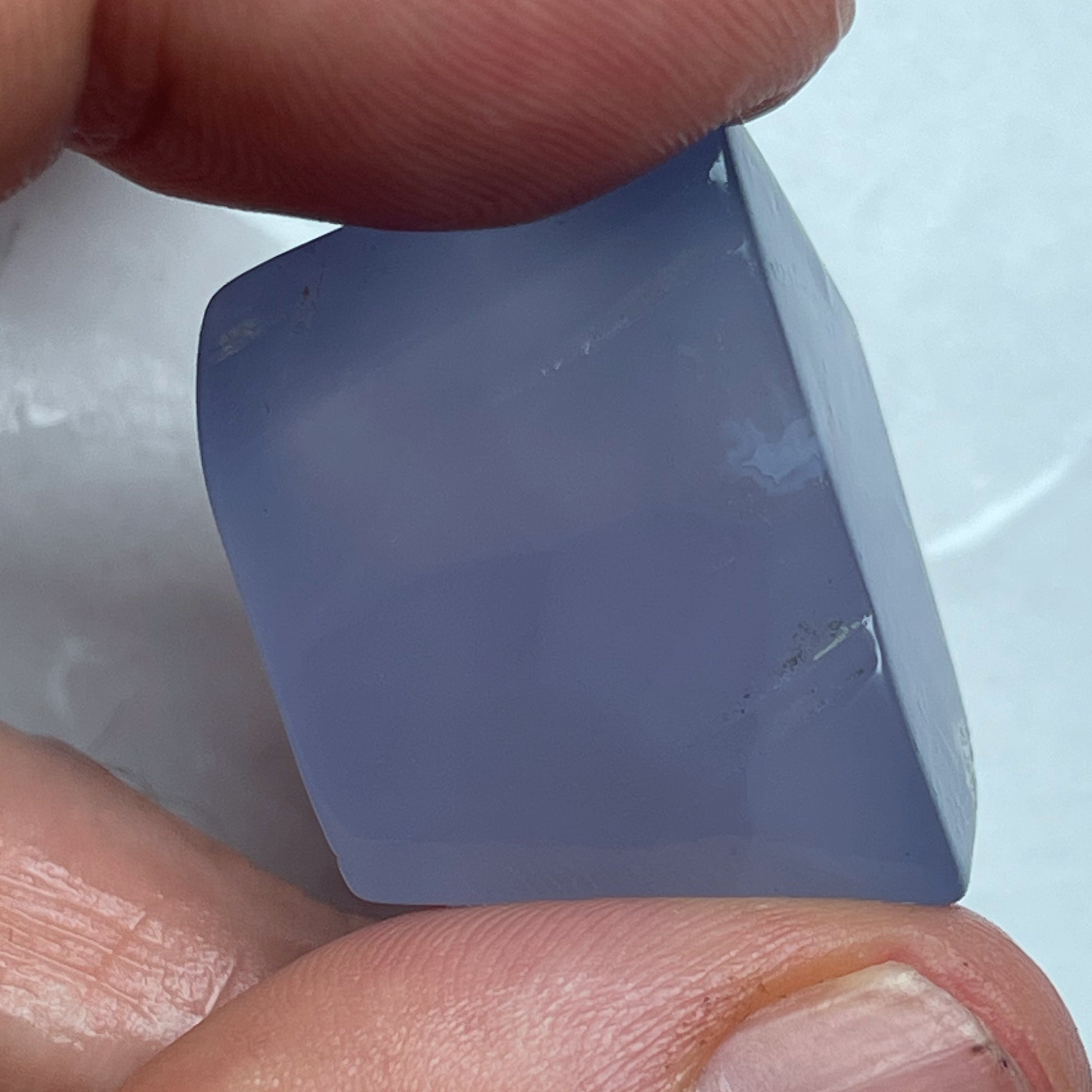 14 Gramm - Blauer Chalzedon aus Äthiopien - DeinOpal