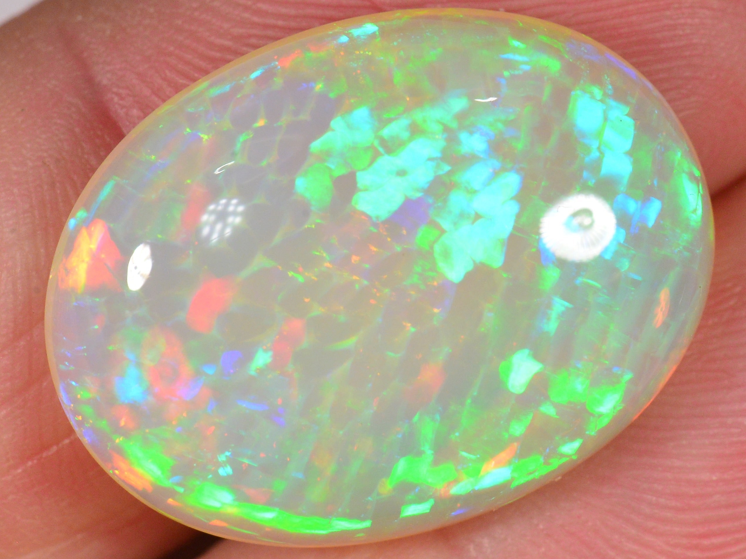 14.3 Karat - Äthiopischer Welo Opal mit Wabenmuster - DeinOpal