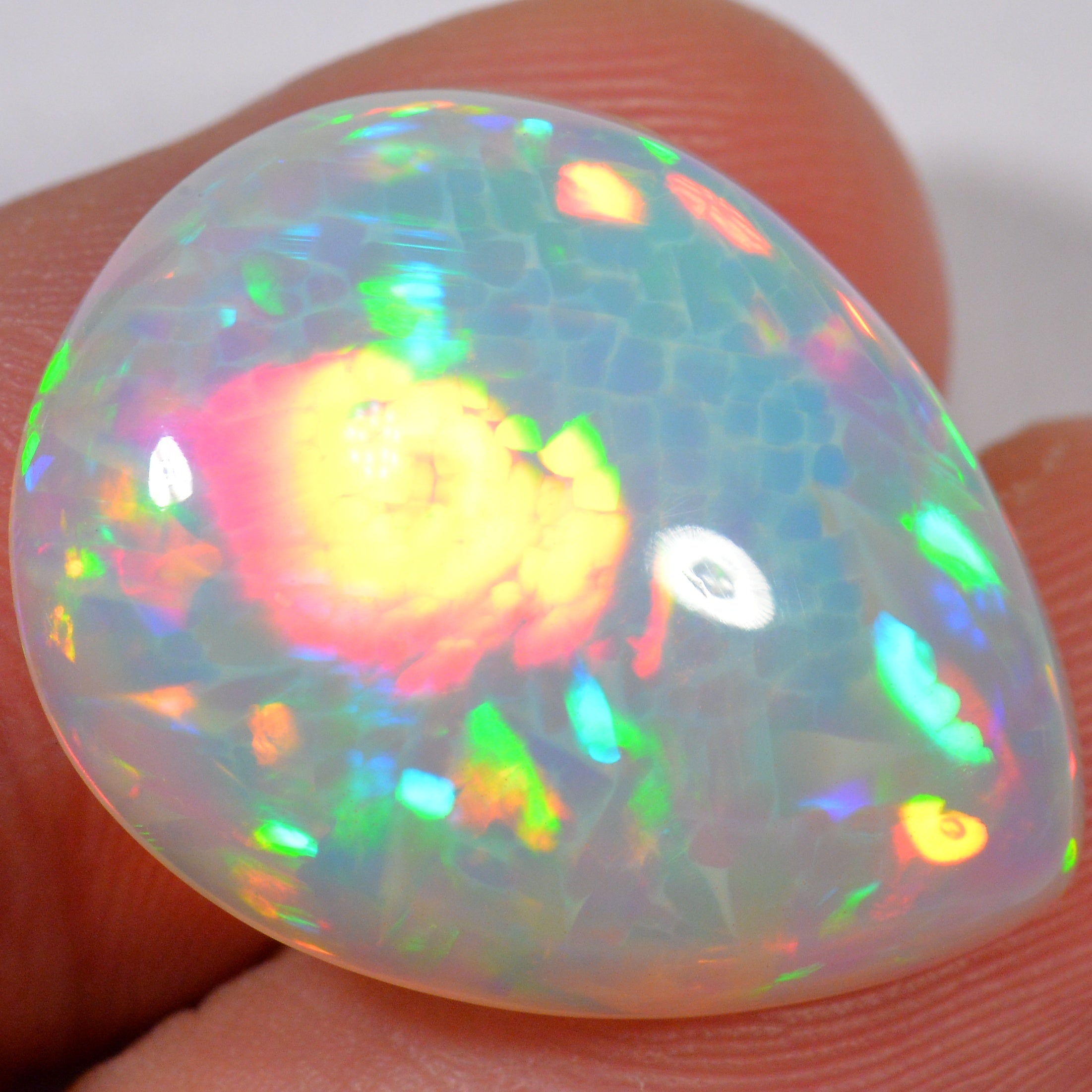 14.8 Karat - Sehr schöner Äthiopischer Welo Opal mit Zellenmuster - DeinOpal