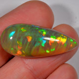 22.6 Karat - Natürlicher Dunkler Äthiopischer Welo Opal With Crazy Pattern - Beska Mine – natürlicher äthiopischer Welo Opal