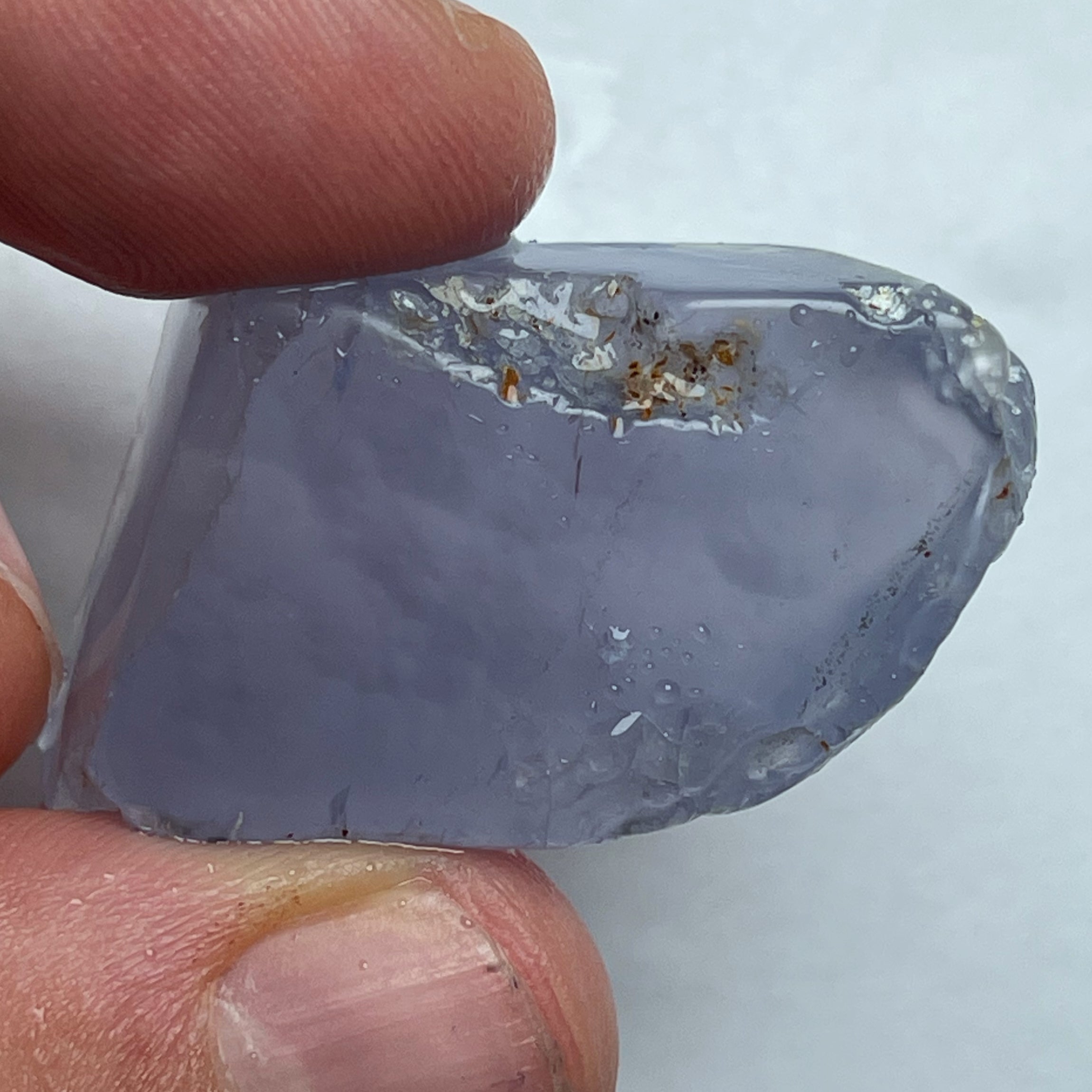 15 Gramm - Blauer Chalzedon aus Äthiopien - DeinOpal