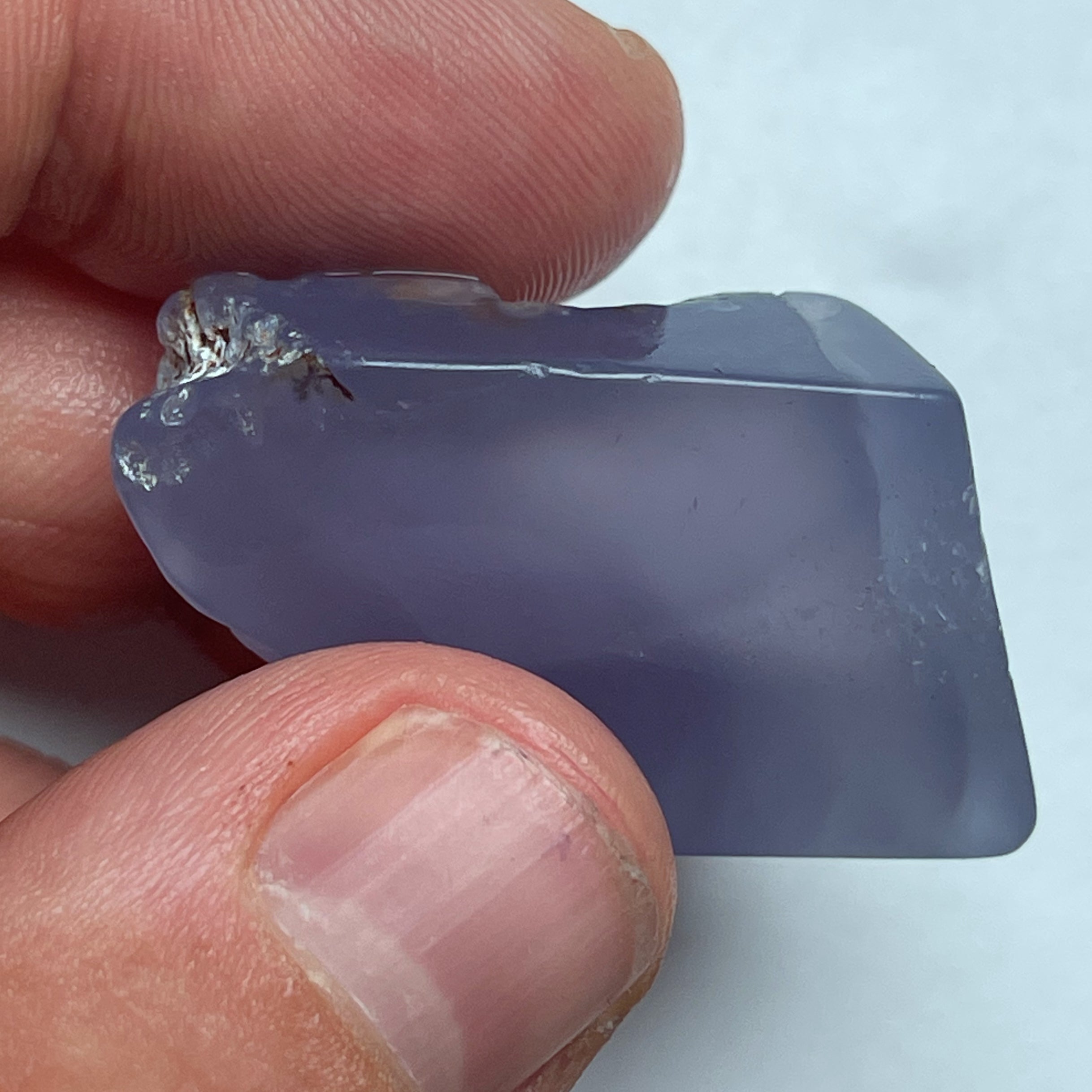 15 Gramm - Blauer Chalzedon aus Äthiopien - DeinOpal