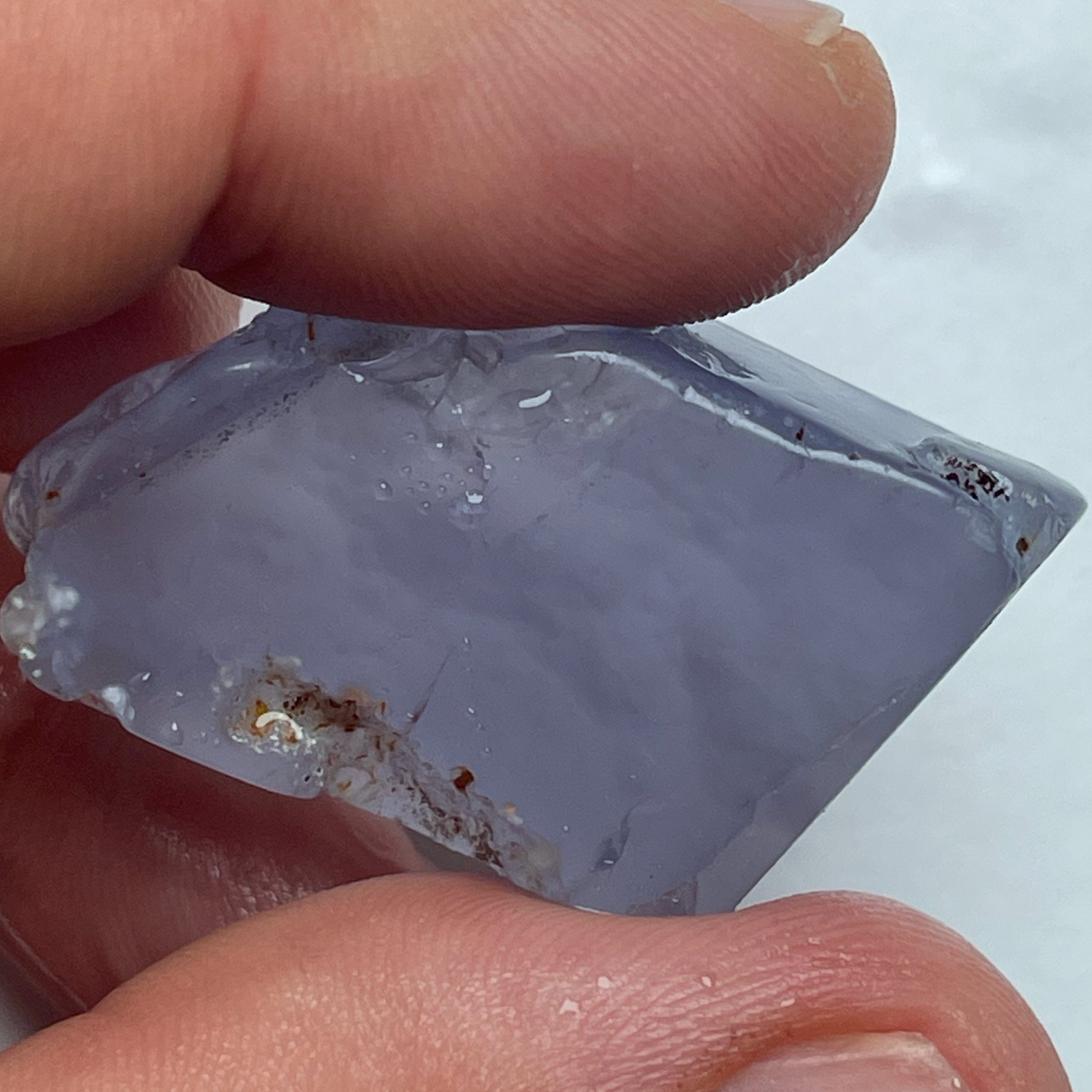 15 Gramm - Blauer Chalzedon aus Äthiopien - DeinOpal